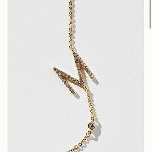 Delicate Monogram “M” Necklace from Anthropologie